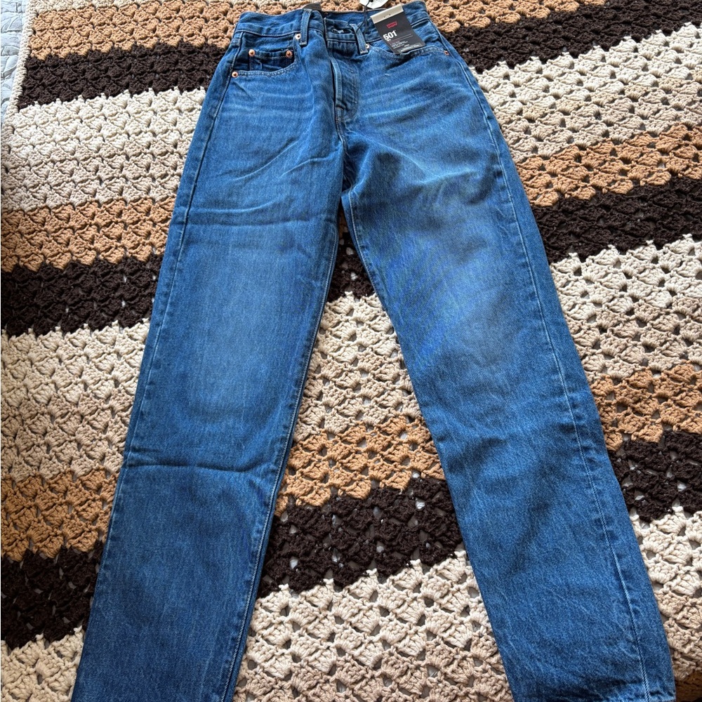 Levi's Indigo Button-Fly Jeans 81s Size 24x31